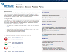 Tablet Screenshot of portal.temenos.com